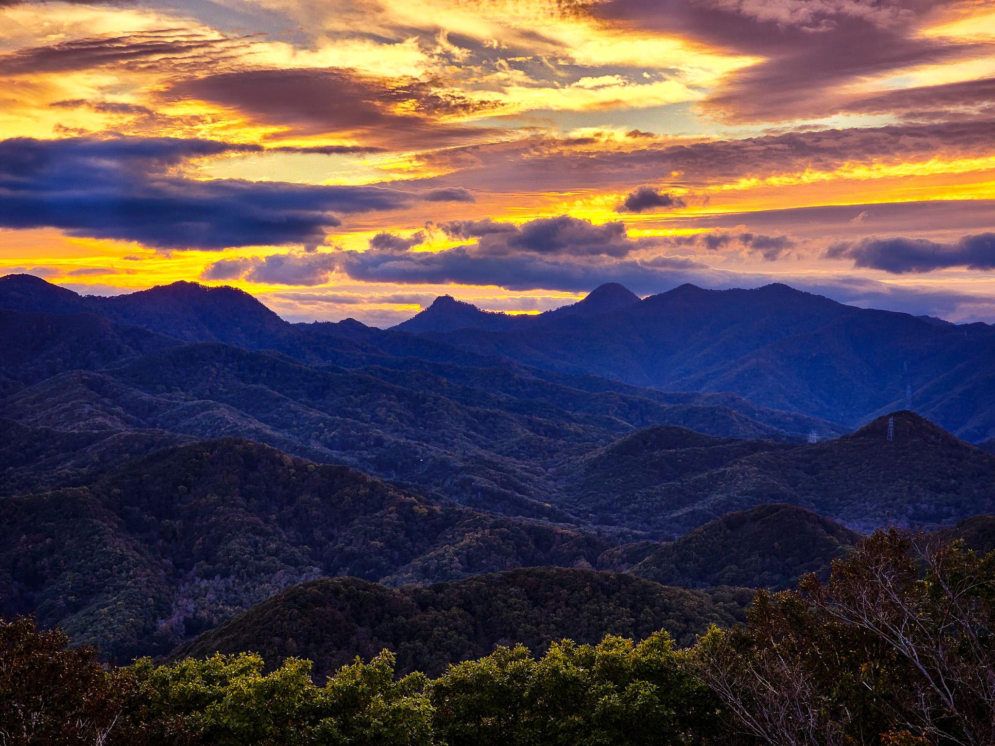 Sunset Mountains